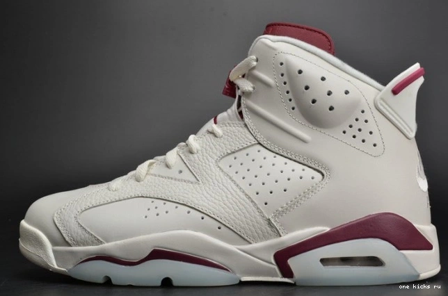 Rep Onekick Jordan Retro Maroon white 384664-116 6 Air 0813